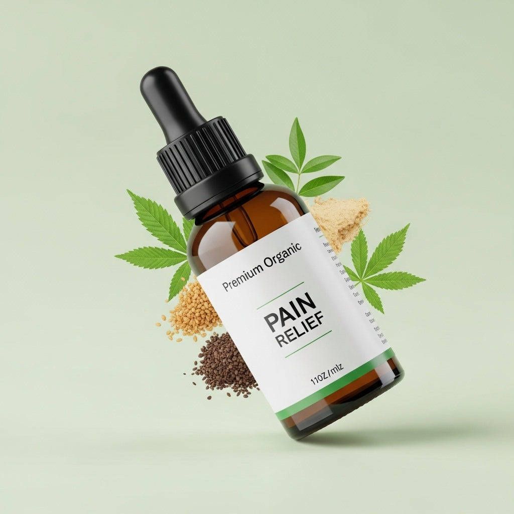 Organic Pain Relief Oil – Natural Herbal Formula for Joint, Muscle & Body Pain